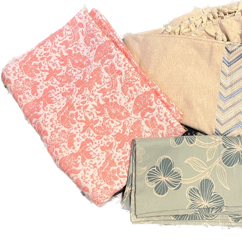 Bundle! 3 tablecloths, 55”x70” Tommy Hilfiger